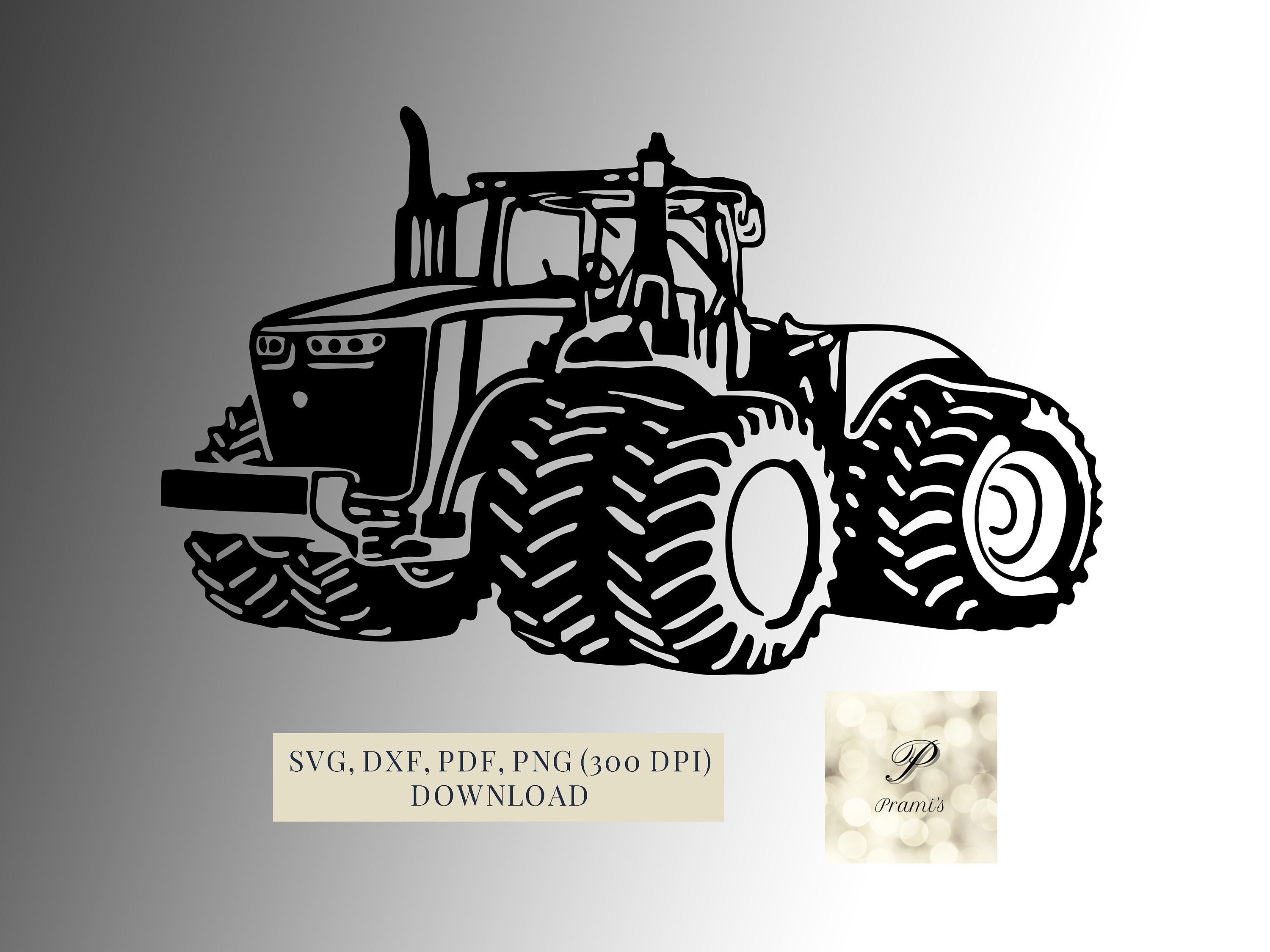 Plotter File Tractor SVG File for Cricut Tractor Farm Design Etsy Canada
