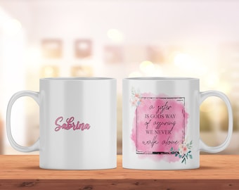 Custom Coffee Mug - Sisters | Personalized Gift For Sister | Best Sister Tumbler | Going Away Gift For My Sister