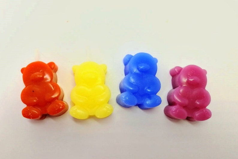 Hippo Baby Shower Mini Candles Animal Candle Animal Party Favors Safari Nursery Decor
