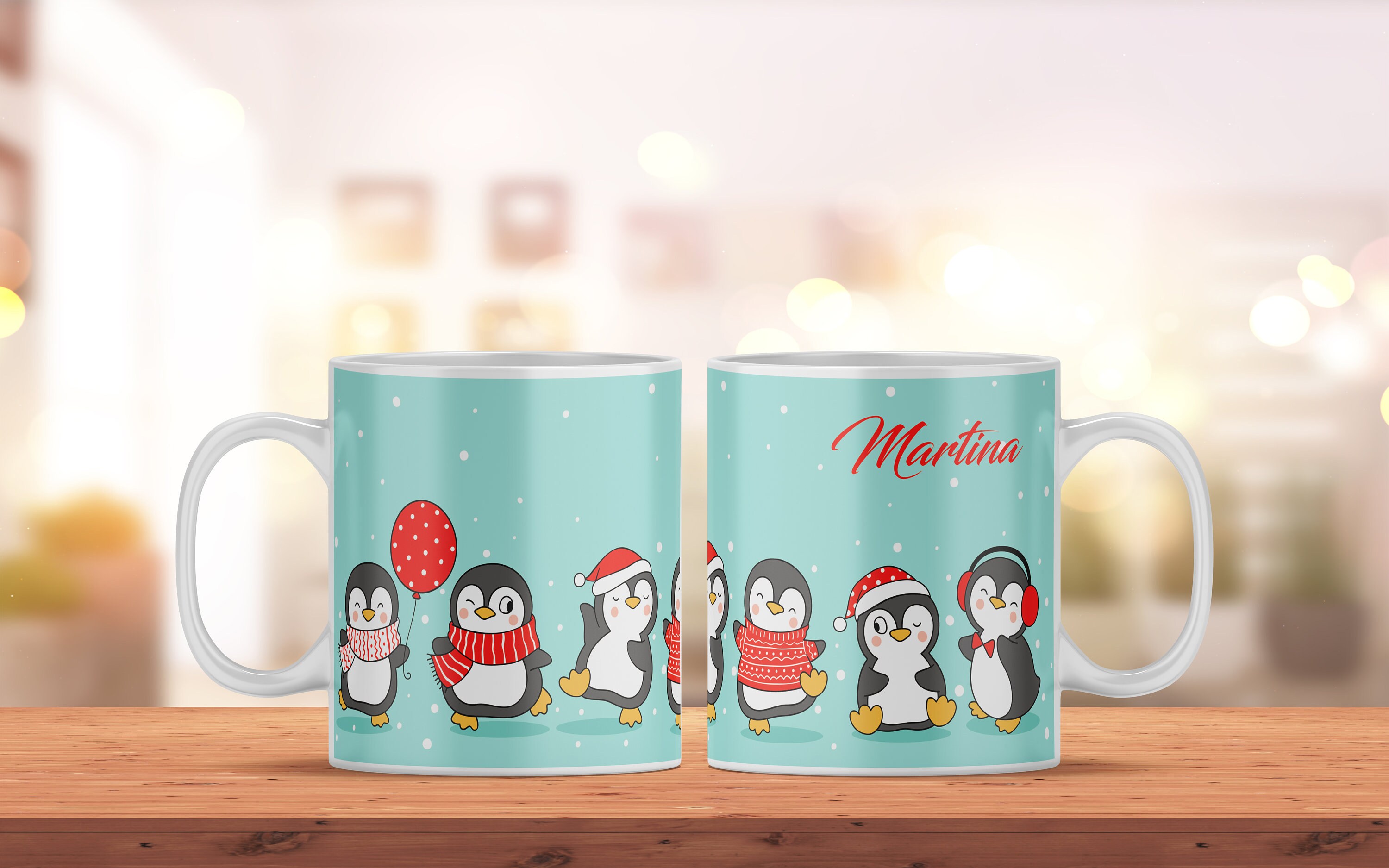 Keramik Tasse Pinguin Wenn wir lachen - .de