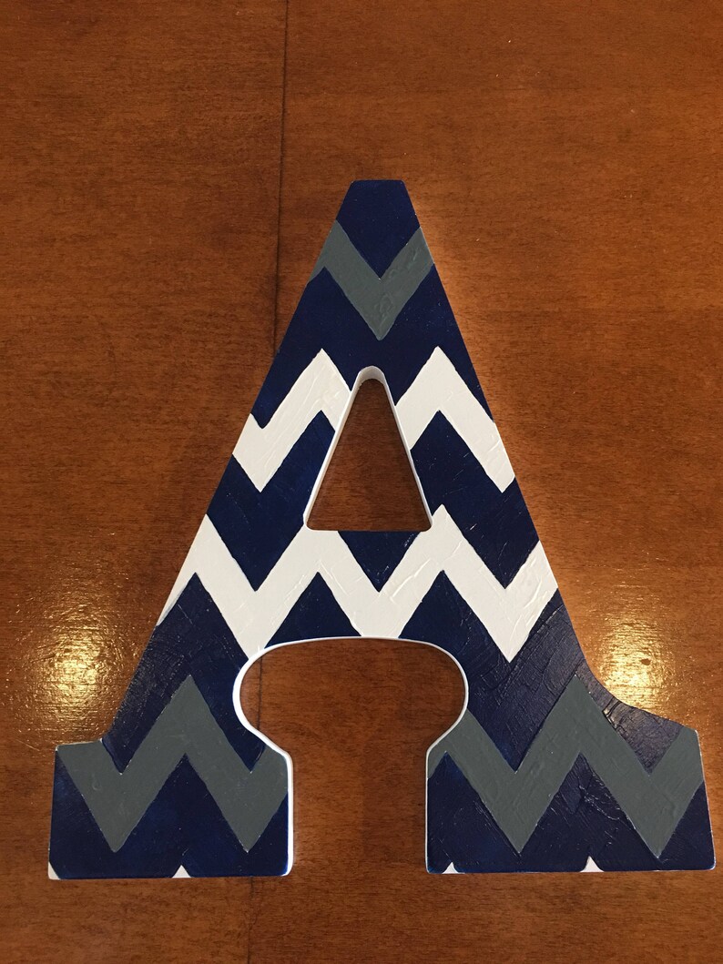 Handpaint Nursery Wooden Letters Etsy