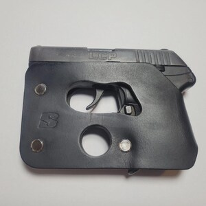 BSholsters - Wallet Style Pocket Holster for Ruger LCP 380 / Kel-Tec P3AT / Kel-Tec P32 Czarny