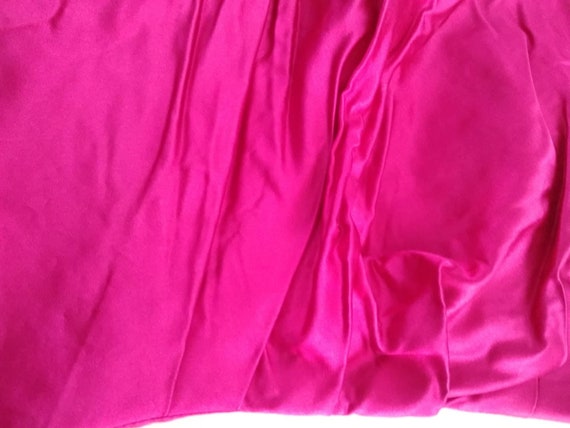 Vintage Satin Dress for Women Color Bright Pink S… - image 8