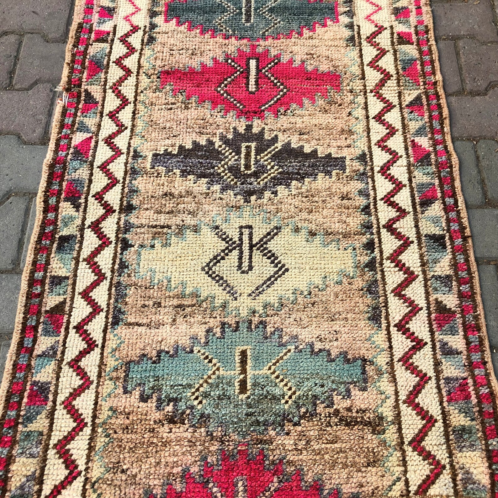 3X12 TURKİSH RUG RUNNERS Vintage Runner Rug Decorative Etsy