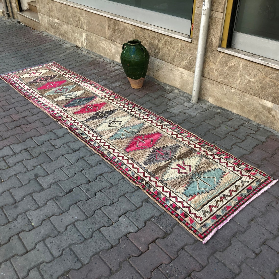 3X12 TURKİSH RUG RUNNERS Vintage Runner Rug Decorative Etsy