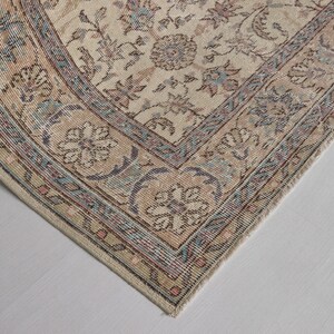 Vintage Mahal Persian Rug Wool Rug Neutral Rug Area Rug Turkish Rug ...