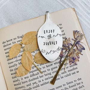 Spoon Bookmark Bookmark Adventure Book Metal Bookmark Vintage Spoon Bookmark Vintage Bookmark inspirational Inspiring bookmark image 4