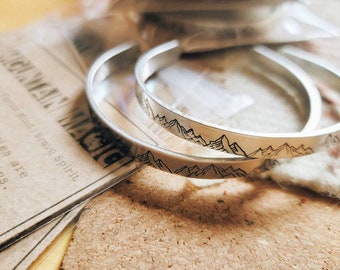 Mountain Pano | Cuff Bracelet