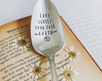 Vintage Spoon | Earth Child | Mother Earth | Vintage | Wandering Soul | Wanderlust | Coffee Spoon | Tea Spoon