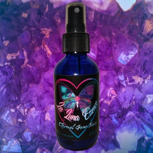 Eternal Gem Tonic, toner, anti-aging, 100% holistische natuurlijke huidverzorging, essentiële oliën, kristallen