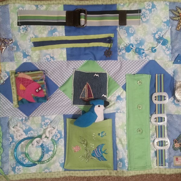 Fidget Blanket Florida Beach theme