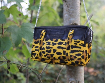 Leopard leather Beeny bag