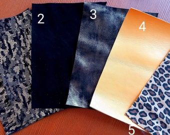 Genuine leather sheets A5 (21x14,8 cm) or (8.3x5.8 inches)