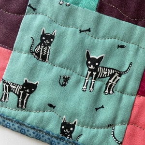 Sweet and Spooky Quilted Wall Hanging Table Topper Placemat 12.5&quot;x16.5&quot;