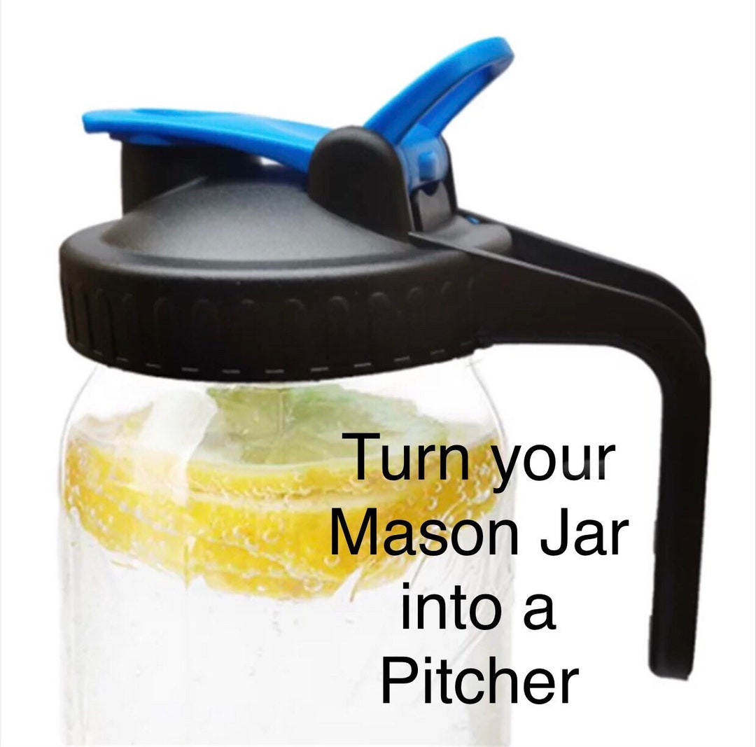 Mason Jar Lids Store & Pour ™ 2pack Mason Jar Lids With Handle for All