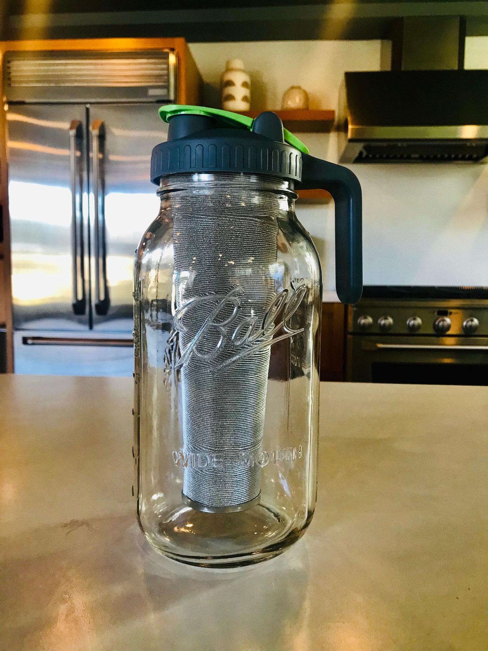 Cold Brew Coffee Maker Mason Jar Pitcher With Handle Durable Etsy