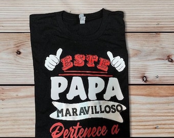 Fathers Day T-shirt. Playera Para