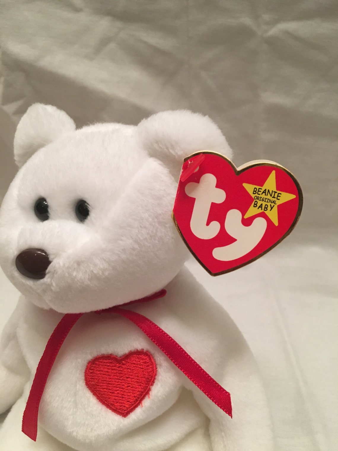 RARE 1993 Valentino TY Beanie Baby Misspelled Tag PE | Etsy