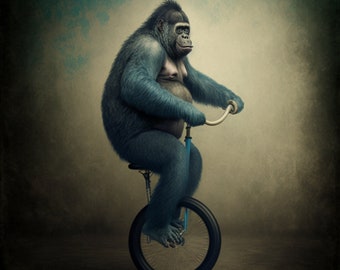 Gorilla Goes Unicycle: A Balancing Act for the Ages