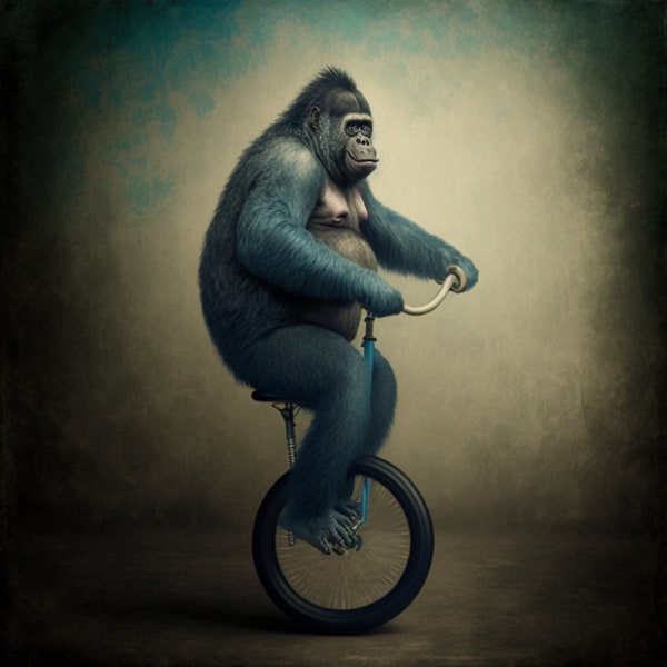 Gorilla Goes Unicycle: A Balancing Act for the Ages