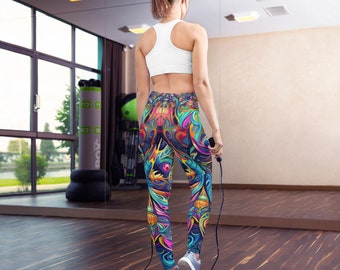 Curvalicious Magic: Hypnotische Yoga Leggings, um deine Kurven zu verzaubern und deinen Flow zu energetisieren