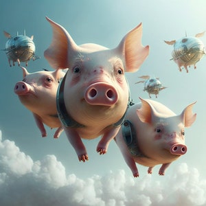 Flying Cyborg Pigs: A Journey to the Skies