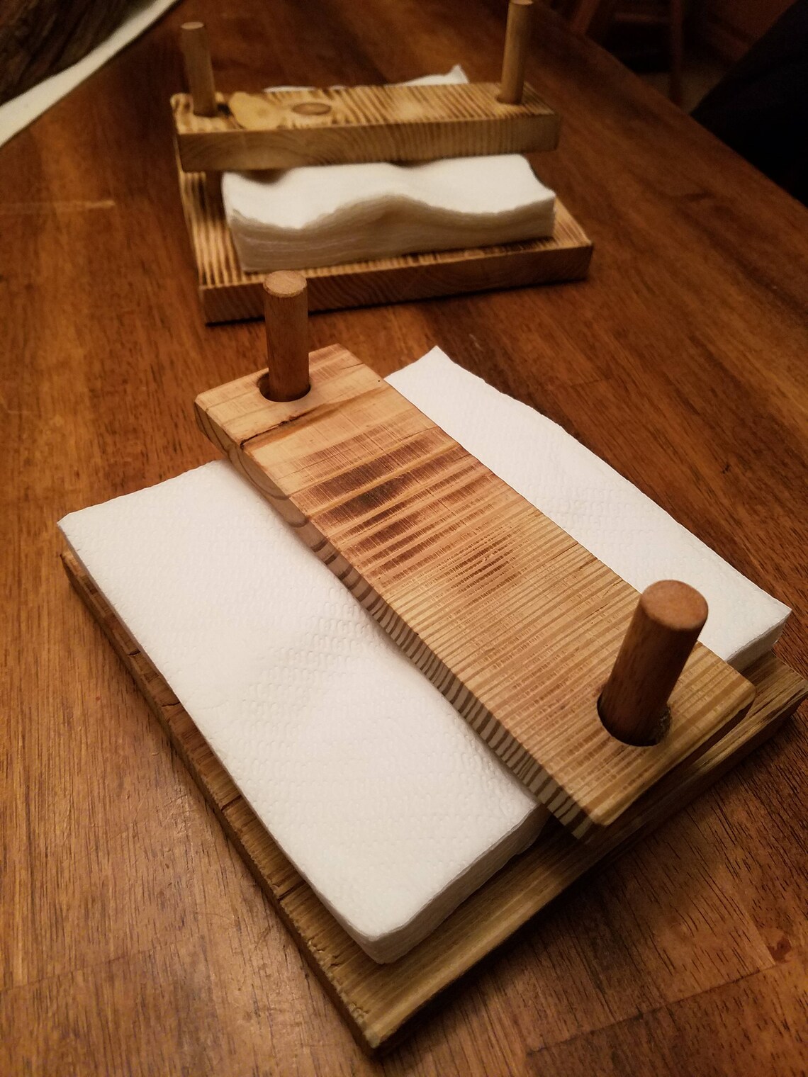 Napkin Holders Rustic Napkin Natural Napkin Holder Wood Etsy