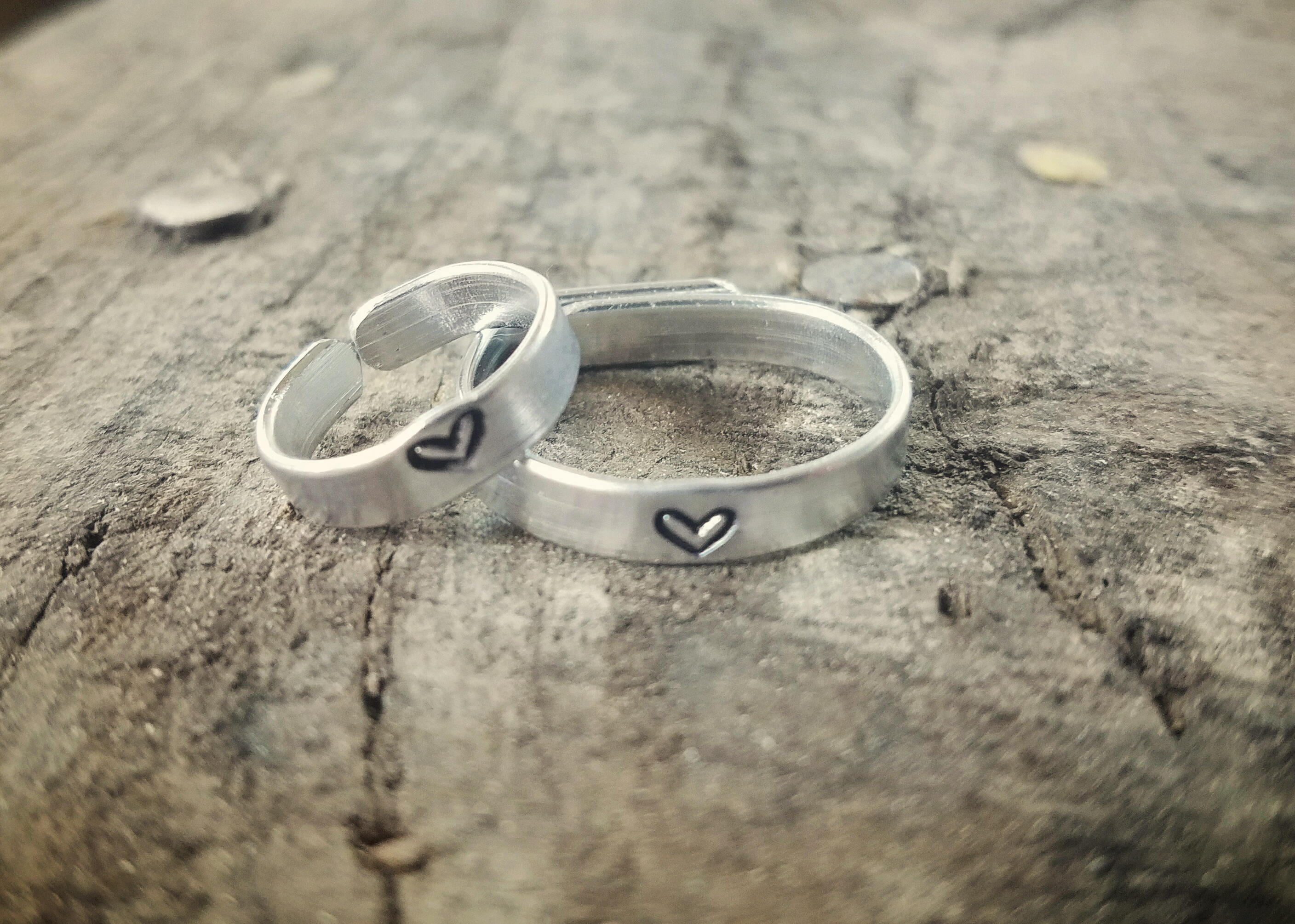 MOMMY ME MATCHING Rings heart Ring sister Rings Childs
