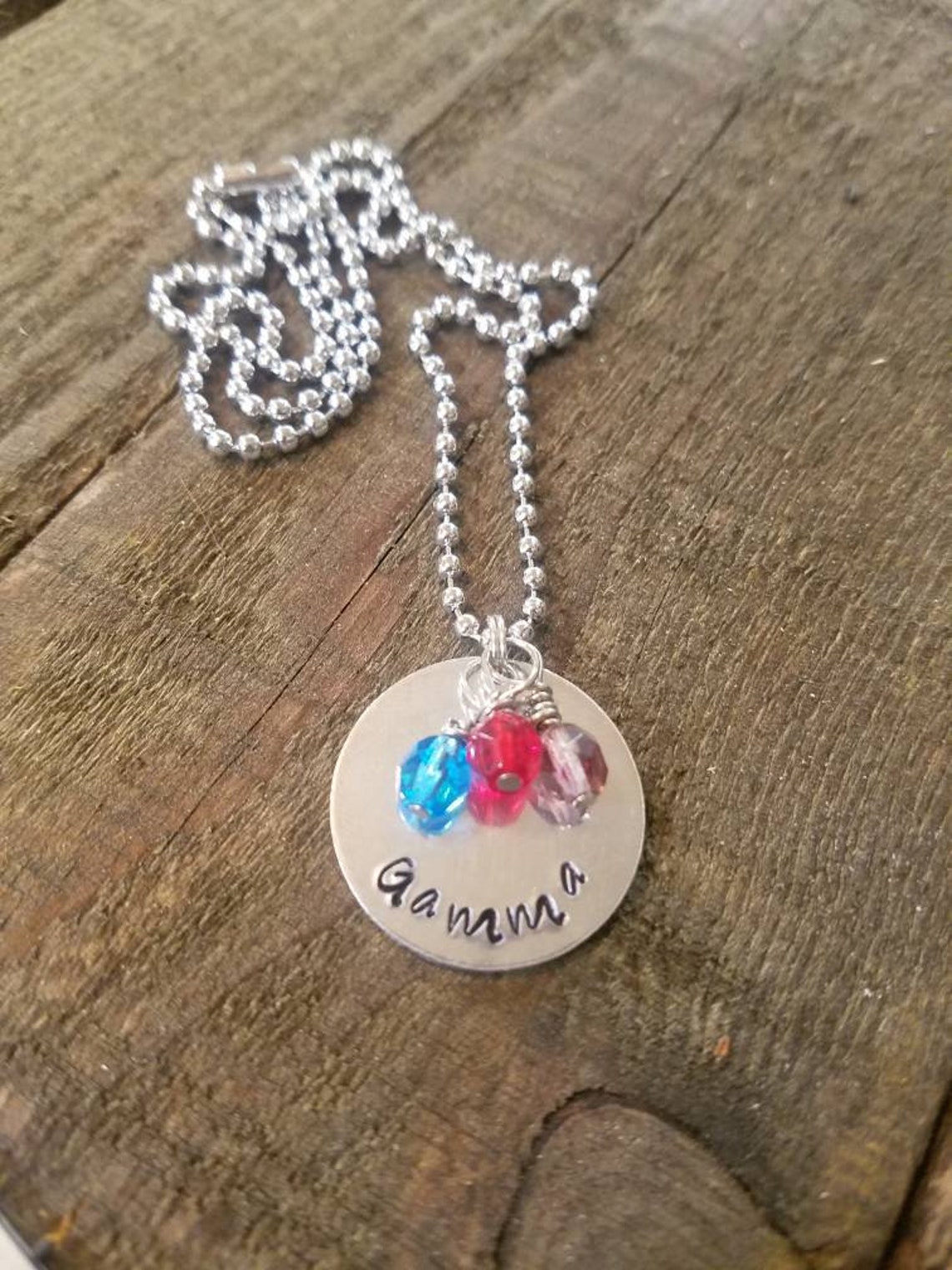 Name Charm Mom Necklace Mom Jewelry Heart Charm Baby Etsy