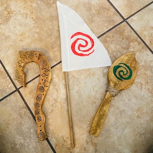 MOANA BOAT PADDLE Oar, Moana Birthday Party, Moana little wood paddle