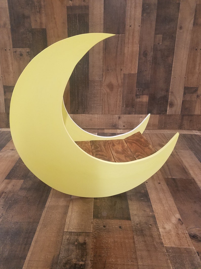 Moon bed wooden moon infant prop infant bed prop wooden Etsy