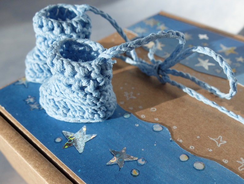 Baby Boy Gift Box Blue Baby Shower Favors Box Tiny Blue Etsy