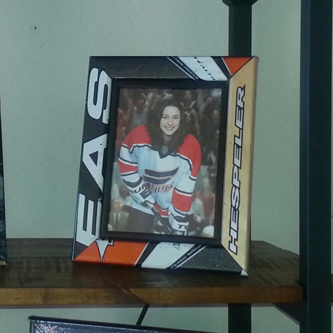 Hockey Stick Picture Frame 5x7 Made w/ hockey sticks hockey Etsy
