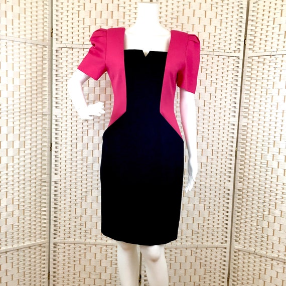 Vintage Adele Simpson Dress, Circa 1987,