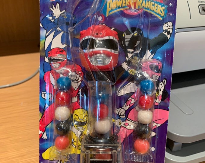 TWO Mighty Morphin Power Rangers Pocket Candy Machine, Vintage, 1994 ...