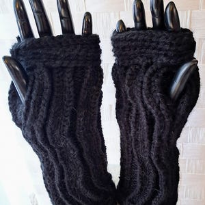 BoKnitArt Cashmere Blend Fingerless Gloves