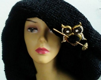 Etienne Aigner Vintage Black and Brown Knit Beanie Etienne Aigner Women main image 3
