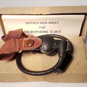 USAAF T-30-S Throatmicrophone WW2 U.S. Army Air Forces
