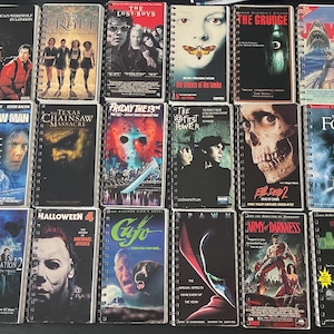 Horror VHS Notebooks