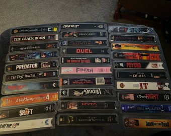 Horror VHS Bookmarks