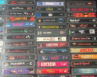 Horror VHS  Bookmarks part 2