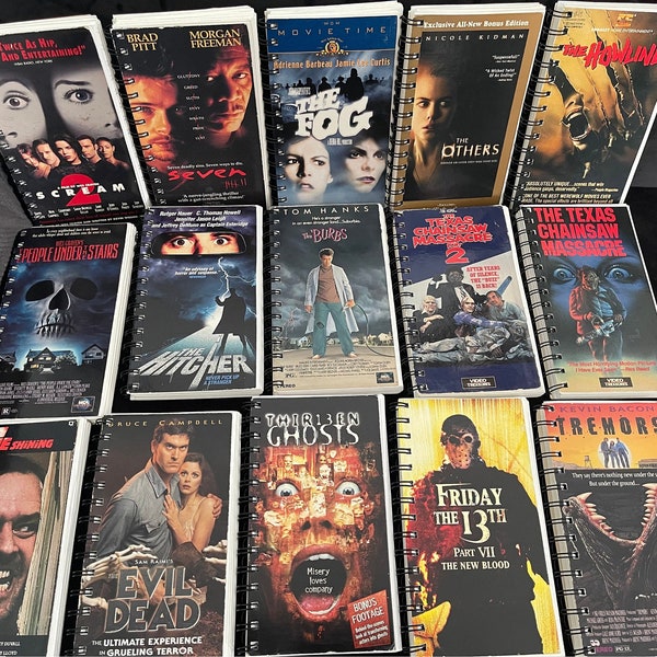 Horror VHS Notebooks 2