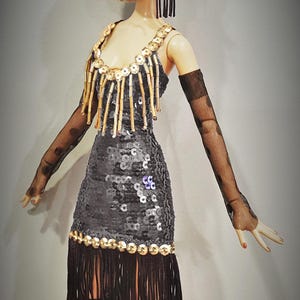 Tonner Doll- 1920's Style Flapper Dress Set Ensemble Hand-Made Outfit - Deja Vu, Ellowyne Wilde, Tyler