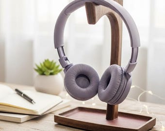 Headphone Stand – Over the ear Headphone display Stand - Desk Accessory for Gamers, Creators & Music Lovers