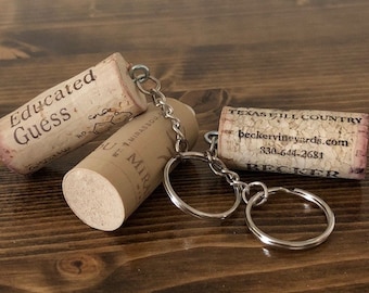 Wine Cork Key chain