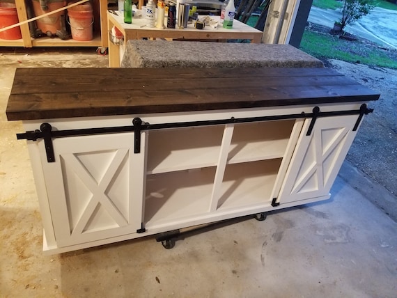 Custom Rustic Sliding Barn Door Tv Console Custom Rustic Sliding Barn Door Tv, Rustic Sliding Barn Door Tv Stand