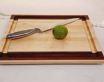 Hardwood Cutting Board - Charcuterie board - Serving Tray - Walnut - Maple