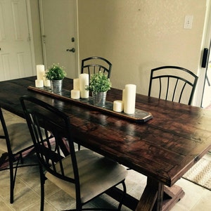 Custom Family Farmhouse "X" Table