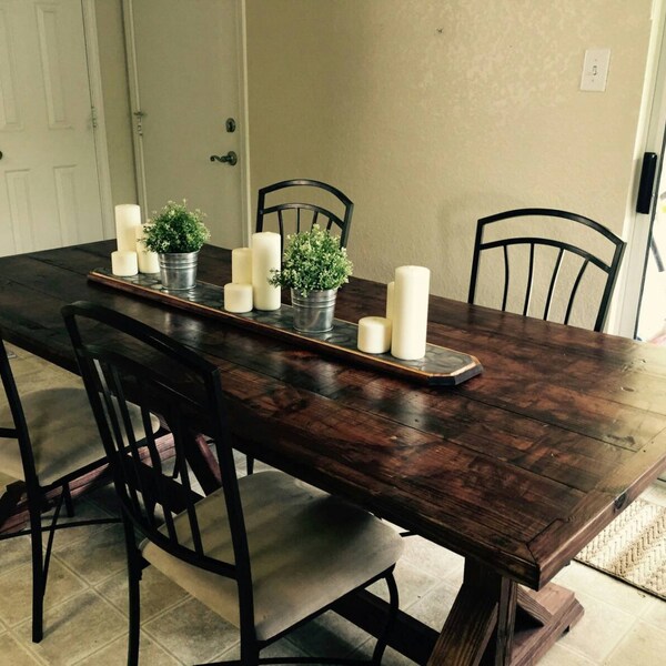 Custom Family Farmhouse "X" Table