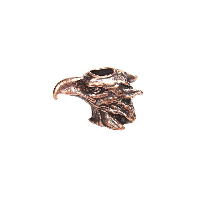 Perle Couteau Animal En Cuivre Blanc – Pour Paracorde, Porte-clés, Pendentif, Neuve